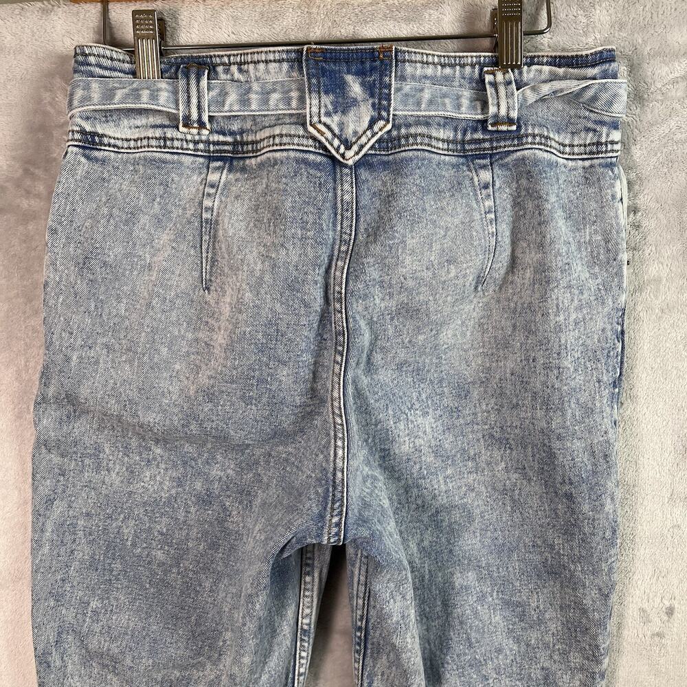 Abercrombie & Fitch Ultra High‎ Rise Mom Jeans Size 29 Paperbag Fit Light Wash - Picture 11 of 13